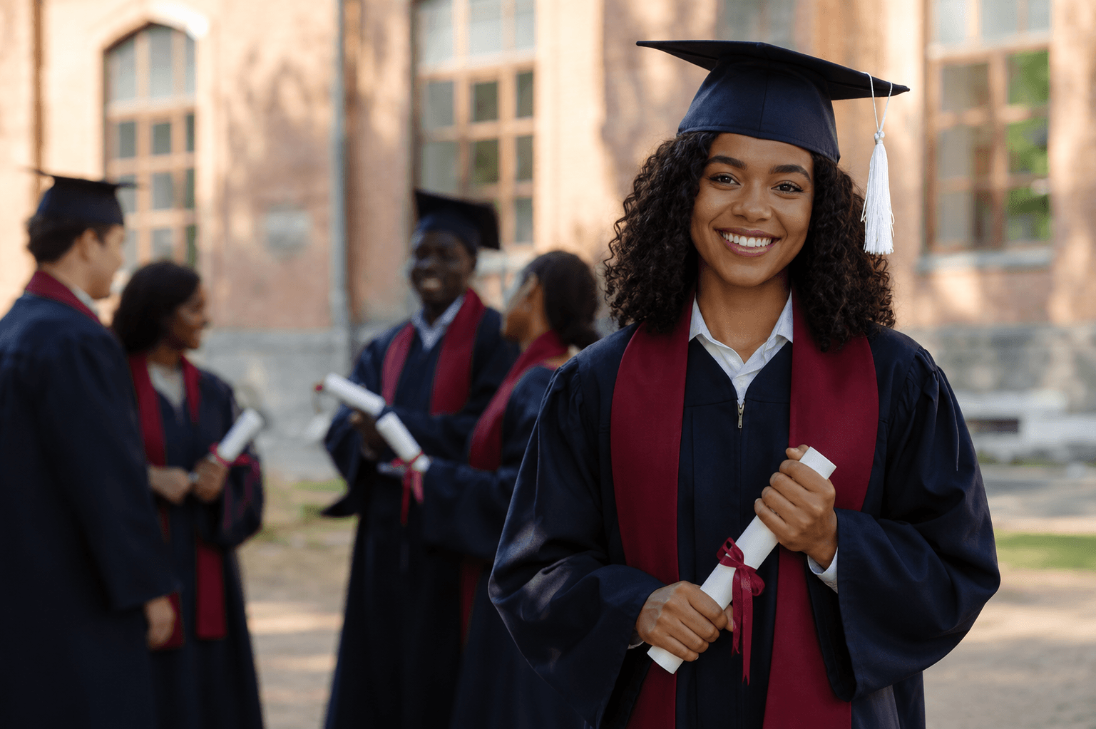 Diplômée Pigier Bénin avec son certificat