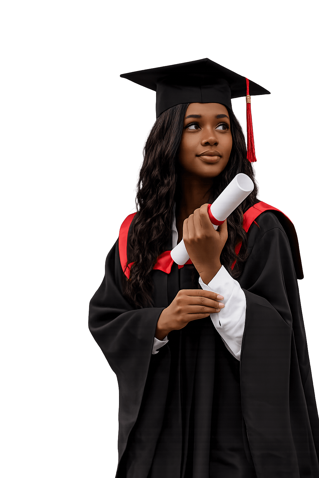 Étudiante Pigier Bénin avec son diplôme