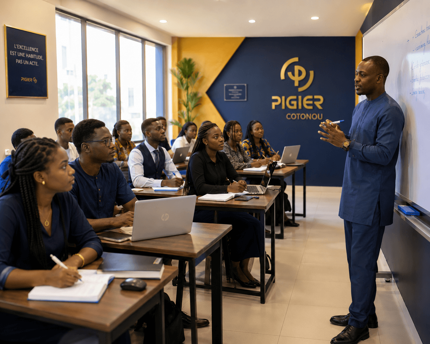 Cours en salle — Pigier Bénin